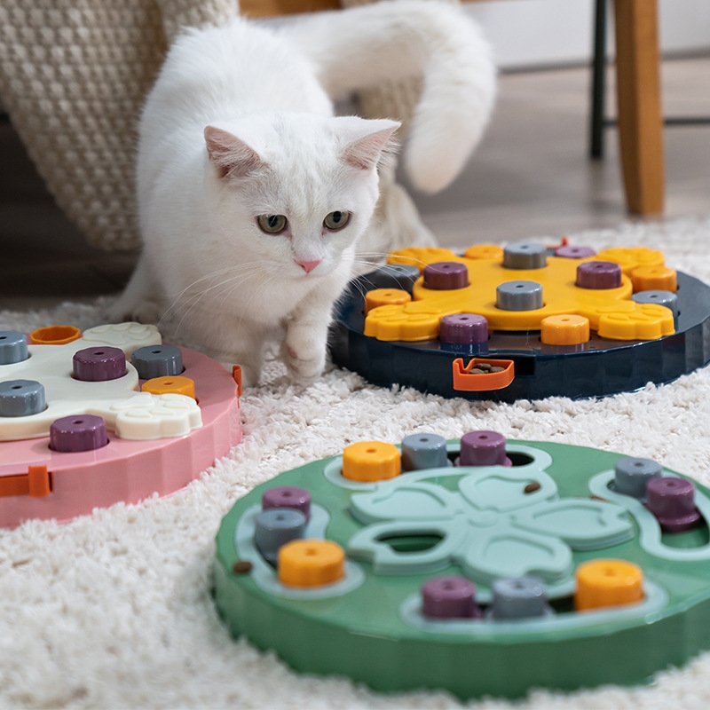 puzzle feeder for cat